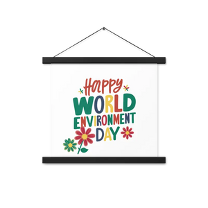 Matte Poster Statement Piece with Wooden Hanger - Dipaliz - Black / 14″×14″ - Posters Prints & Visual Artwork