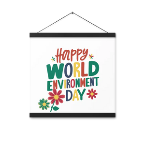 Matte Poster Statement Piece with Wooden Hanger - Dipaliz - Black / 16″×16″ - Posters Prints & Visual Artwork