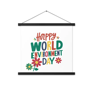 Matte Poster Statement Piece with Wooden Hanger - Dipaliz - Black / 18″×18″ - Posters Prints & Visual Artwork