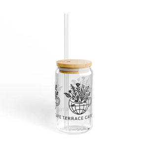 Bpa Free Terrace Cafe Sipper Glass - Modern Elegant Design - Dipaliz - Tumblers