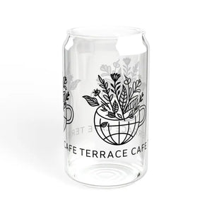 Bpa Free Terrace Cafe Sipper Glass - Modern Elegant Design - Dipaliz - Tumblers