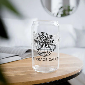 Bpa Free Terrace Cafe Sipper Glass - Modern Elegant Design - Dipaliz - Without Lid or Straw / 16oz - Tumblers