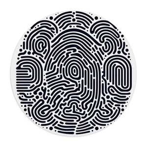 Vibrant Abstract Fingerprint Mouse Pad - Spill Resistant - Dipaliz - Pads