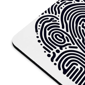 Vibrant Abstract Fingerprint Mouse Pad - Spill Resistant - Dipaliz - Pads