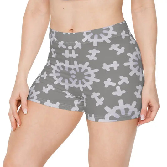 Stay Cool with Abstract Pattern Women’s Moisture-wicking Shorts - Xs / Brushed Faux Suede All Over Prints