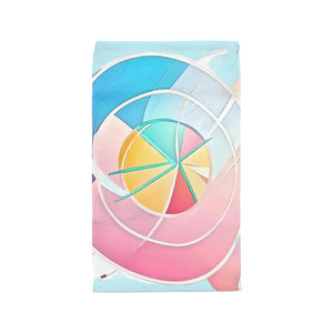 Accessories - Abstract Pink Polyester Lunch Bag - Vibrant Style - Dipaliz 11.75’’ × 7.25’’ 4.75’’