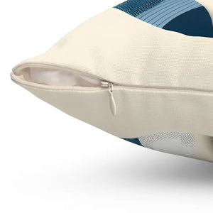 Abstract Circle Polyester Square Pillow - Room Art Canvas - Dipaliz - Throw Pillows