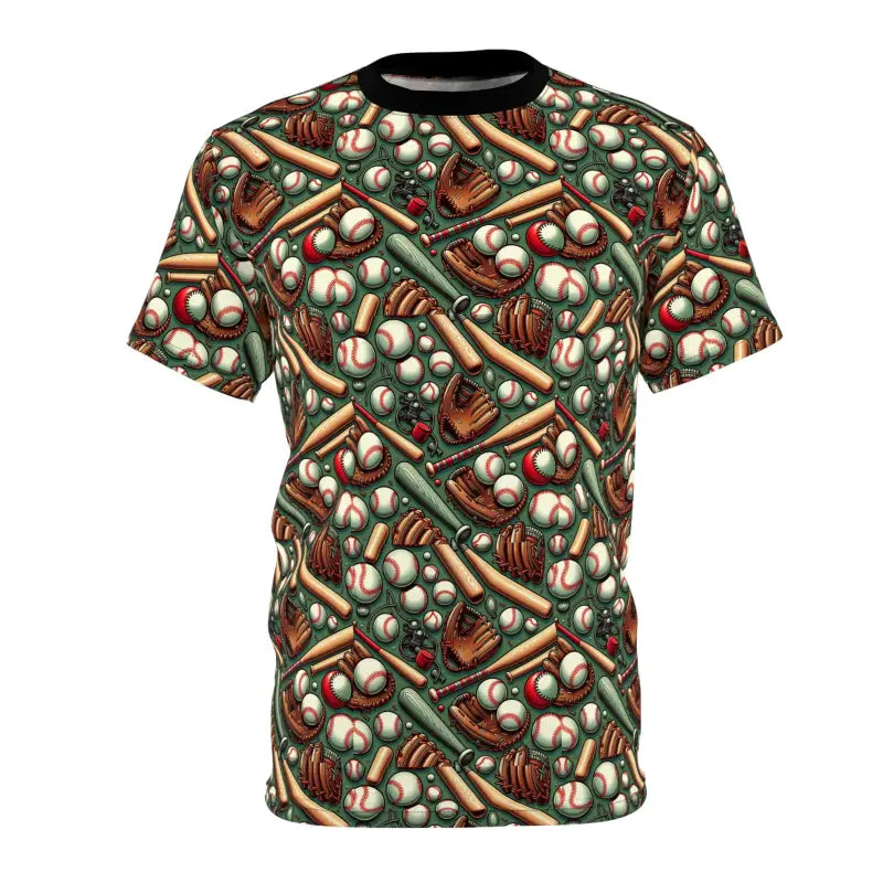 Elevate your Style with a Stylish Baseball Pattern Unisex Tee - T-shirts