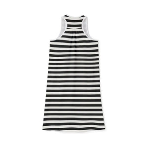 Premium Striped Racerback Dress for Beach Days - Dipaliz - Dresses
