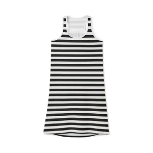 Premium Striped Racerback Dress for Beach Days - Dipaliz - Dresses