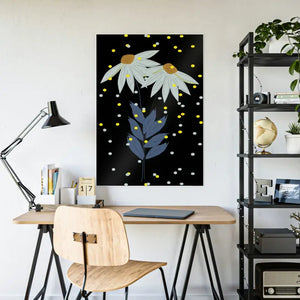 Blue Flower Gloss Posters Bold Stylish Room Decor - Dipaliz - Prints & Visual Artwork