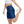 Stylish Blue Striped Workout Shorts - Gym Gear - Dipaliz