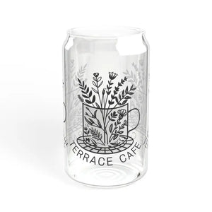Terrace Cafe Sipper - Clear Tempered Glass Tumbler - Dipaliz - Tumblers
