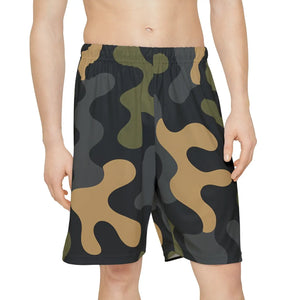 Vibrant Camo Men’s Sports Shorts - Summer Workout Gear - Dipaliz - Xs