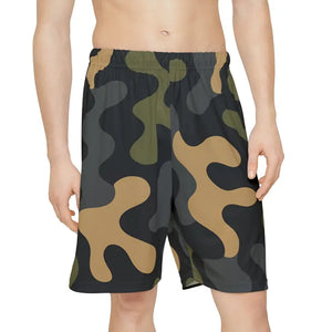 Men’s Sports Shorts - Vibrant Camo Summer Workout Gear - Dipaliz - Xs