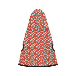 Cat Print Hoodie - Vibrant Pattern Pet Apparel - Dipaliz - Hoodies