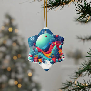 Stylish Ceramic Christmas Ornaments Spread Holiday Cheer - Dipaliz