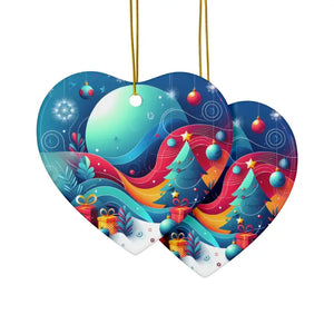 Stylish Ceramic Christmas Ornaments Spread Holiday Cheer - Dipaliz