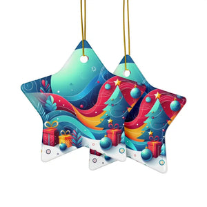 Stylish Ceramic Christmas Ornaments Spread Holiday Cheer - Dipaliz