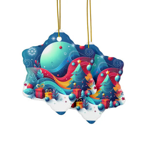 Stylish Ceramic Christmas Ornaments Spread Holiday Cheer - Dipaliz