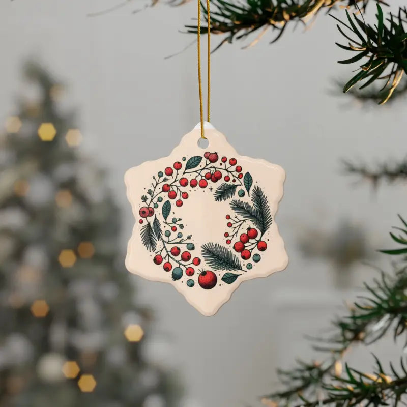 Stylish Ceramic Wreaths: Celebrate Holiday Spirit - Home Decor