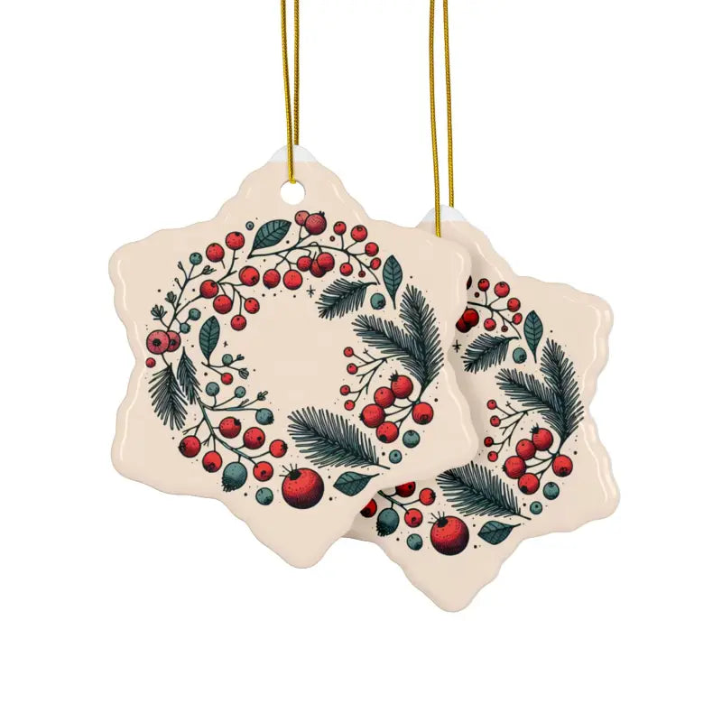 Stylish Ceramic Wreaths: Celebrate Holiday Spirit - Home Decor