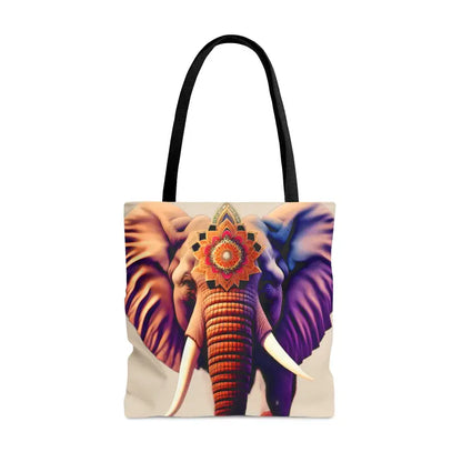 Elegant Mandal Print Tote Bag for Outfits - Bags