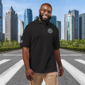 Stylish Embroidered Unisex Polo - Elegant Casual Wear - Dipaliz - s / Black - Polos