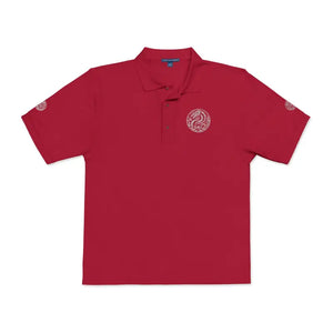 T-shirt - Stylish Embroidered Unisex Polo - Elegant Casual Wear - Dipaliz s / Red