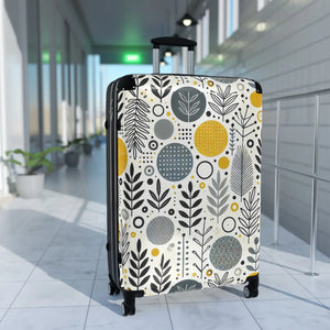 Vibrant Floral Design Suitcase Polycarbonate Travel - Dipaliz - Suitcases