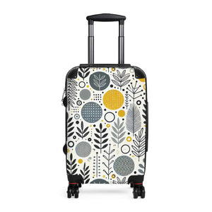 Vibrant Floral Design Suitcase Polycarbonate Travel - Dipaliz - Suitcases