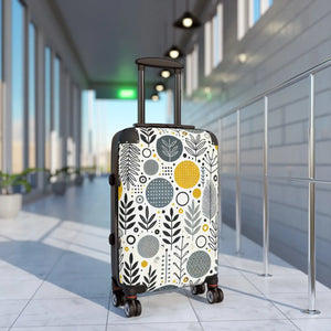 Vibrant Floral Design Suitcase Polycarbonate Travel - Dipaliz - Suitcases