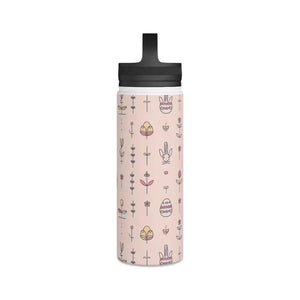 Stainless Steel Water Bottle - Easter Bunny Eggs Design - Dipaliz - Bottles