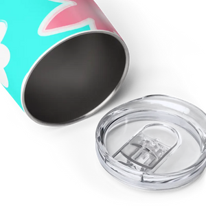 Floral Wine Tumbler - Insulated Cold Drink Keeper - Dipaliz - Tumblers