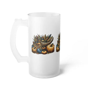 Frosted Glass Beer Mug - Stylish Holiday Cheers - Dipaliz - 16oz / Glasses