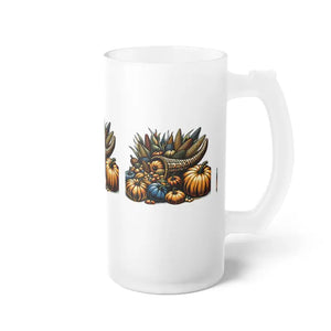 Frosted Glass Beer Mug - Stylish Holiday Cheers - Dipaliz - 16oz / Glasses