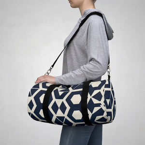 Premium Stylish Geometric Duffel Bag - Bold Travel - Dipaliz - Small - Bags