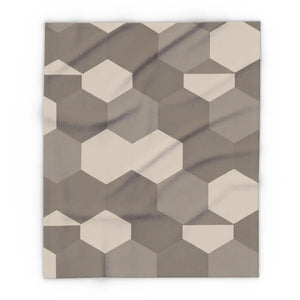 Geometric Fleece Blanket – Bold Design - Dipaliz - Blankets