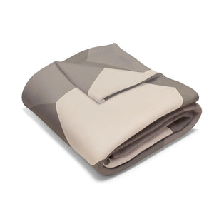 Geometric Fleece Blanket – Bold Design - Dipaliz - Blankets