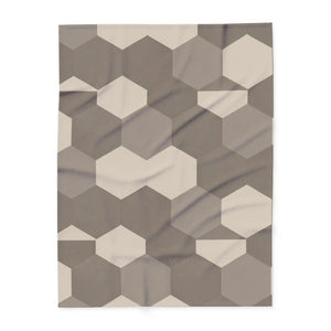 Geometric Fleece Blanket – Bold Design - Dipaliz - Blankets