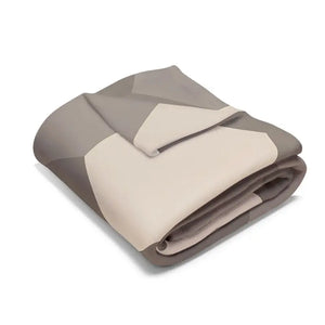 Geometric Fleece Blanket - Bold Design Cozy Warmth - Dipaliz - Blankets