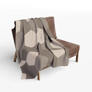Geometric Fleece Blanket - Bold Design Cozy Warmth - Dipaliz - Blankets