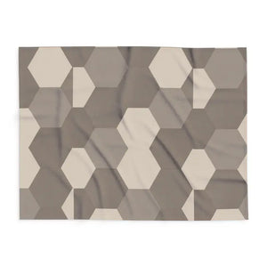 Geometric Fleece Blanket - Bold Design Cozy Warmth - Dipaliz - Blankets