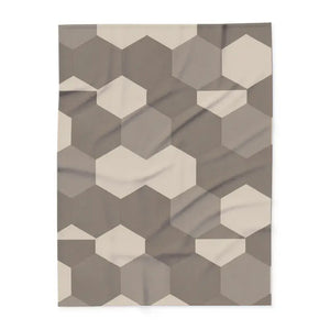 Geometric Fleece Blanket - Bold Design Cozy Warmth - Dipaliz - Blankets
