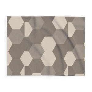 Geometric Fleece Blanket - Bold Design Cozy Warmth - Dipaliz - Blankets