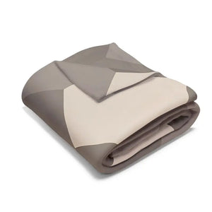 Geometric Fleece Blanket - Bold Design Cozy Warmth - Dipaliz - Blankets