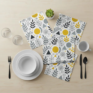 Stylish Geometric Cloth Napkins – Dinner Parties - Dipaliz