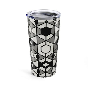 Stylish Geometric Tumbler - Durable Stainless Steel - Dipaliz - 20oz - Tumblers