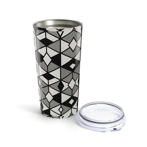 Stylish Geometric Tumbler - Durable Stainless Steel - Dipaliz - 20oz - Tumblers