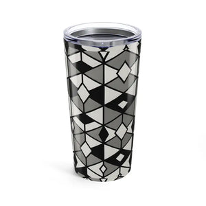 Stylish Geometric Tumbler - Durable Stainless Steel - Dipaliz - 20oz - Tumblers
